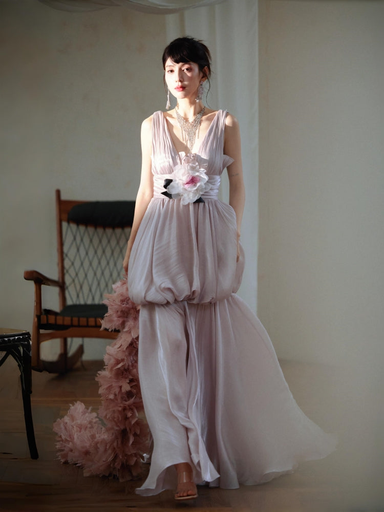 Dollytang Jellyfish Flower Draped Split Maxi Dress – dollytang Dollytang Jellyfish Flower Draped Split Maxi Dress – dollytang