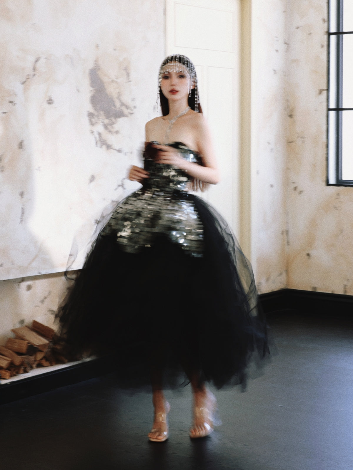 Dollytang Beryl Strapless Sequin Tutu Dress dollytang Dollytang Beryl Strapless Sequin Tutu Dress dollytang