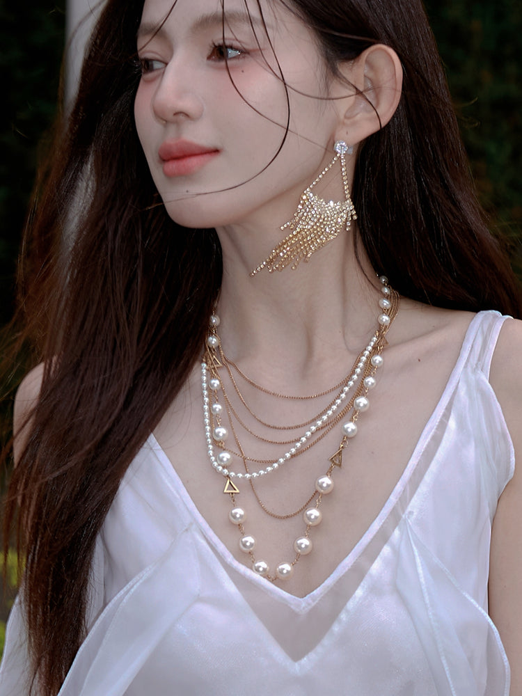 Dollytang Gustave Layered Pearl Necklace