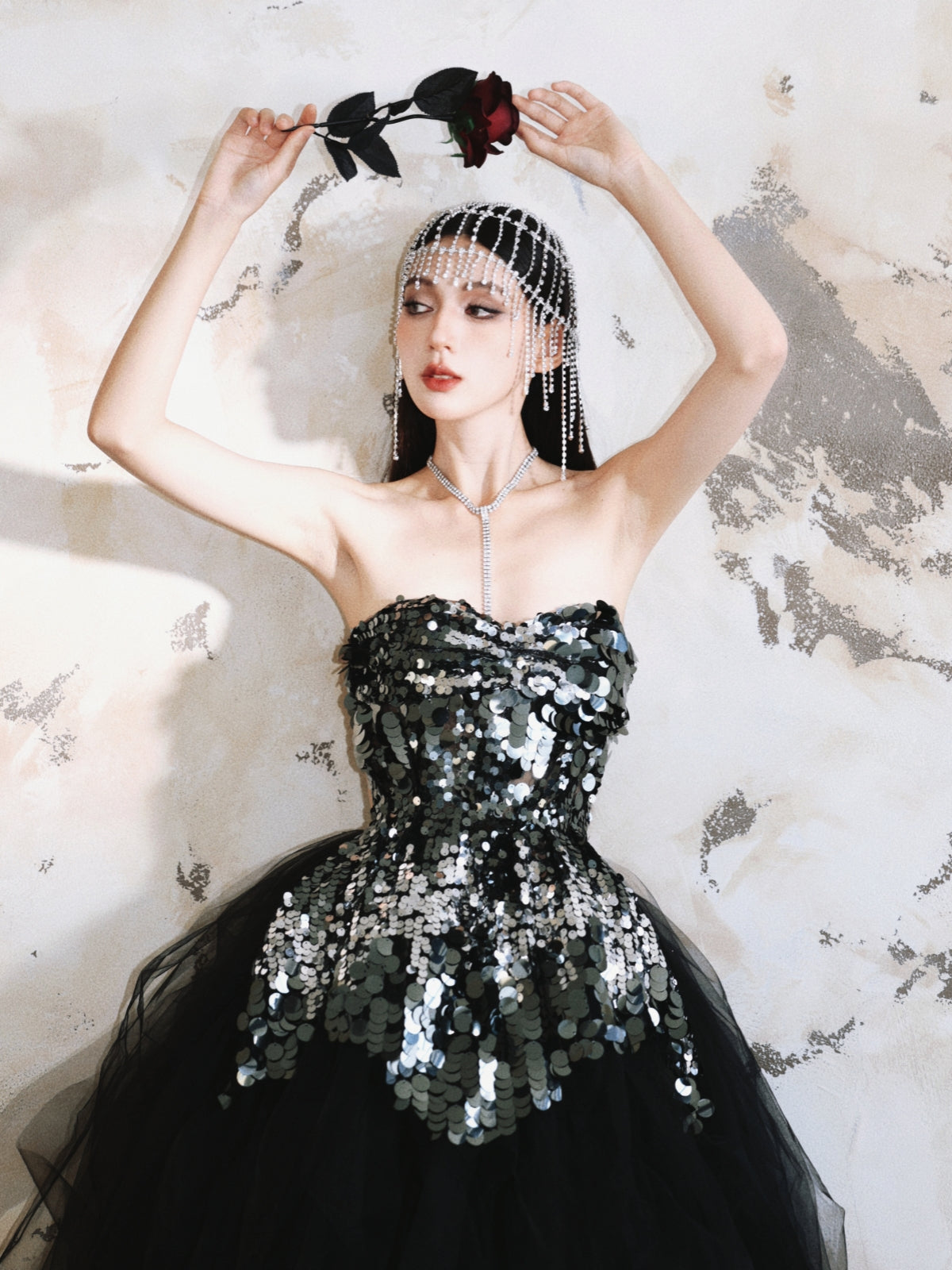 Dollytang Beryl Strapless Sequin Tutu Dress dollytang Dollytang Beryl Strapless Sequin Tutu Dress dollytang